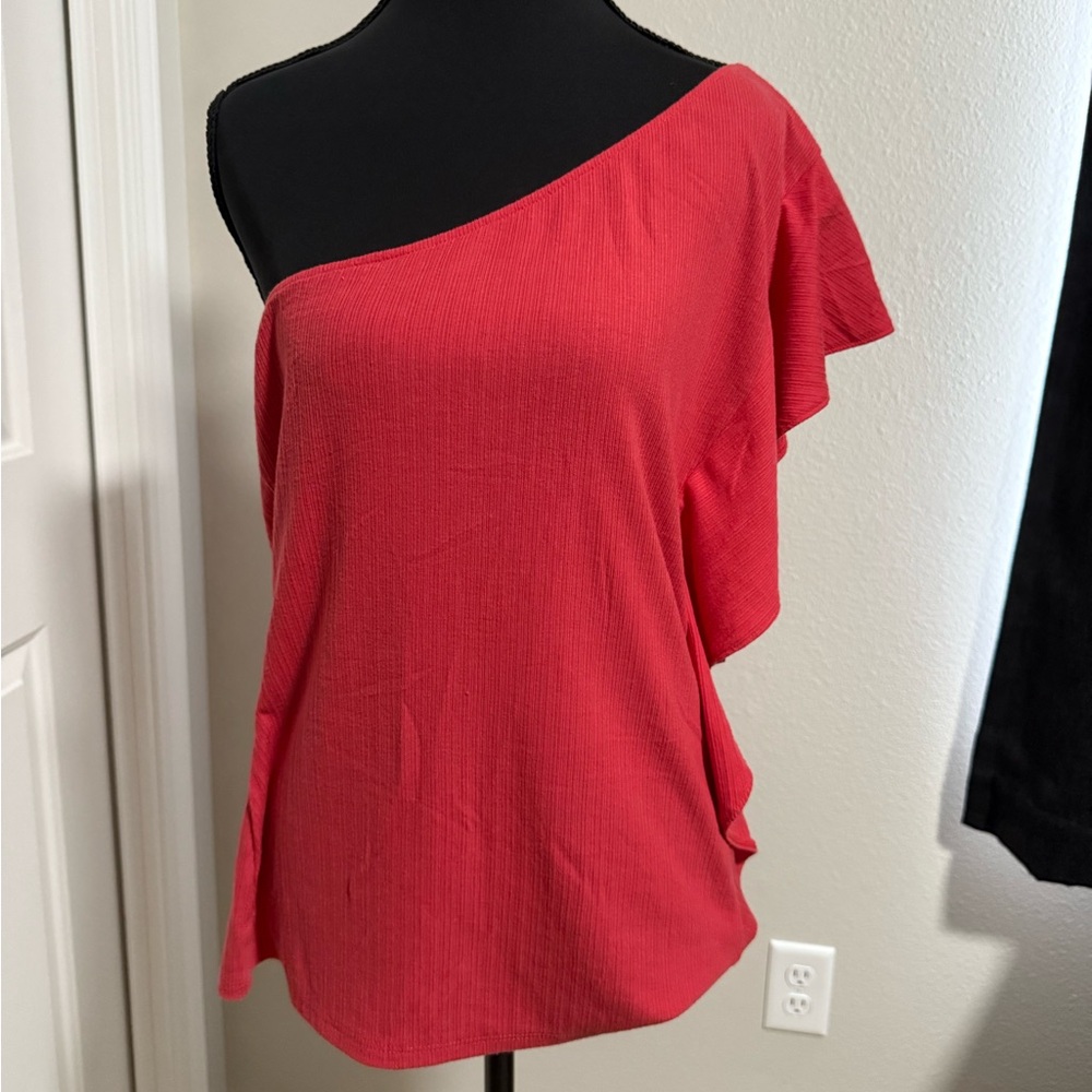 Nine West One-Shoulder Blouse